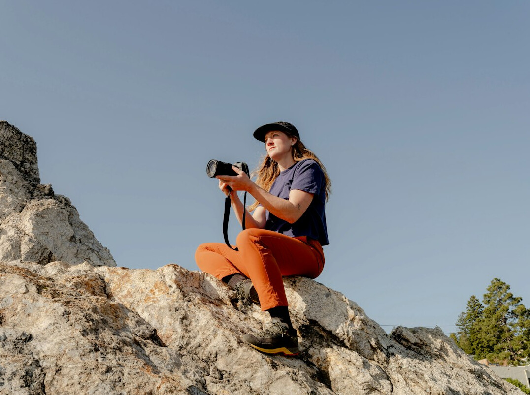 Portrait of a female photographer on staff
